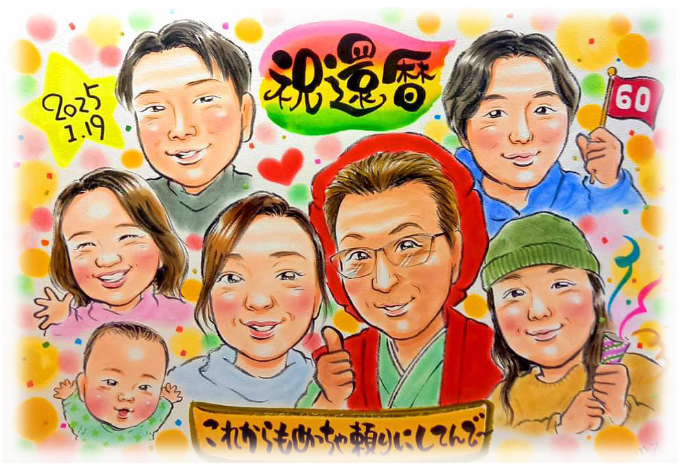 似顔絵について